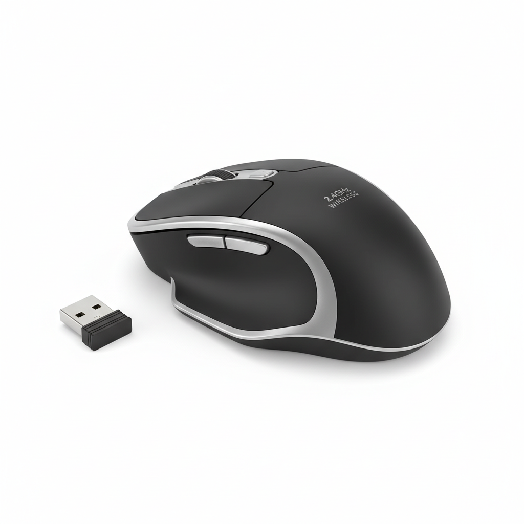 Ergonomic Wireless Optical Mouse - 2.4GHz